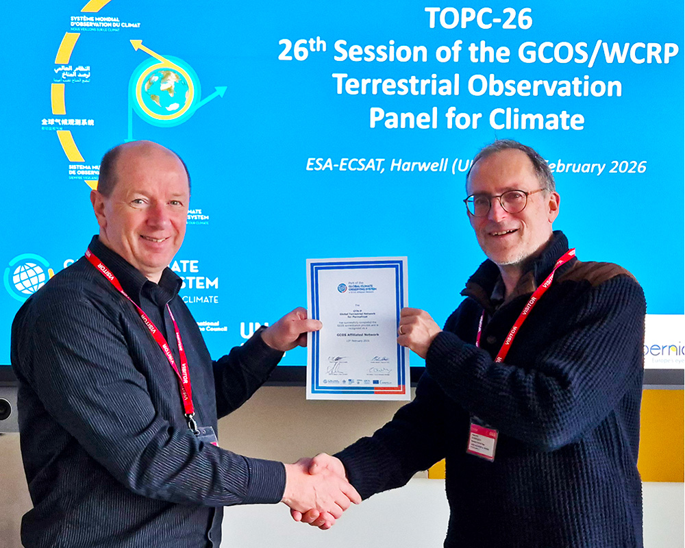 GTN-P GCOS Accreditation. GTN-P GCOS Accreditation